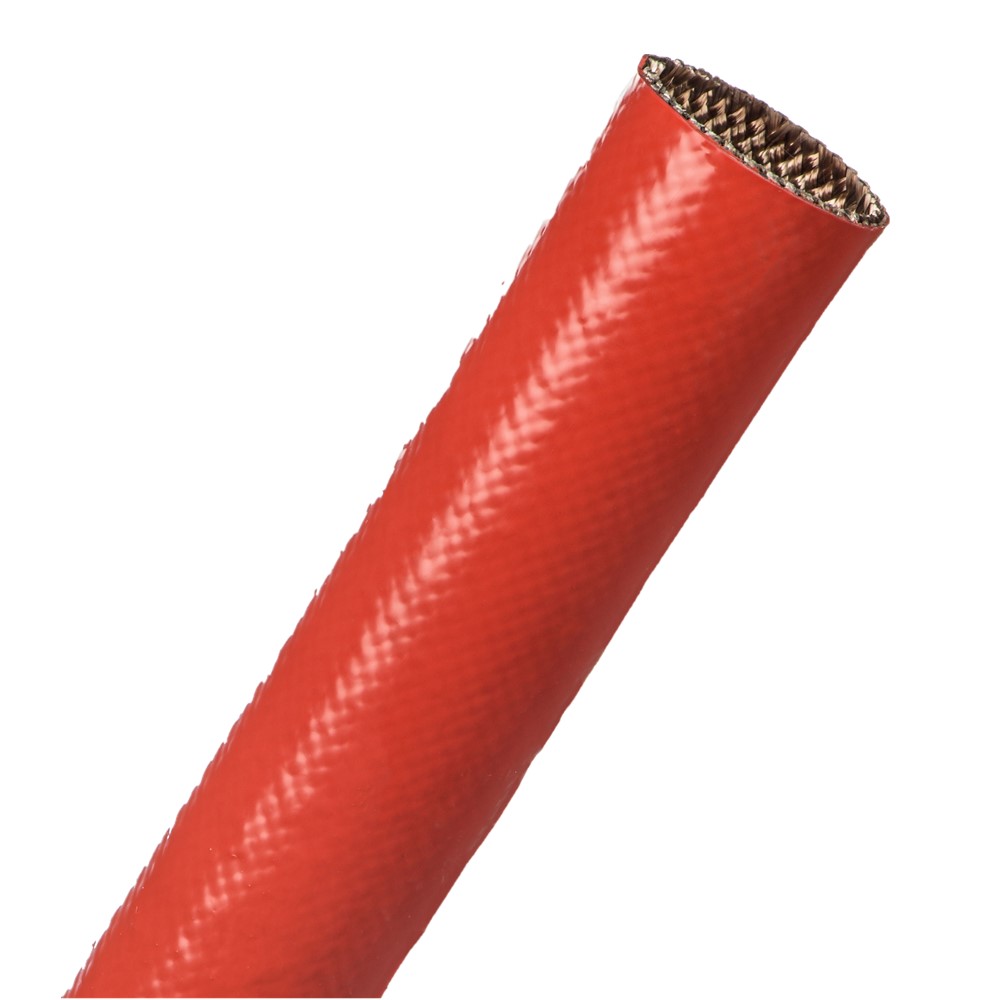 What is Silicone coated fiberglass sleeve used for?