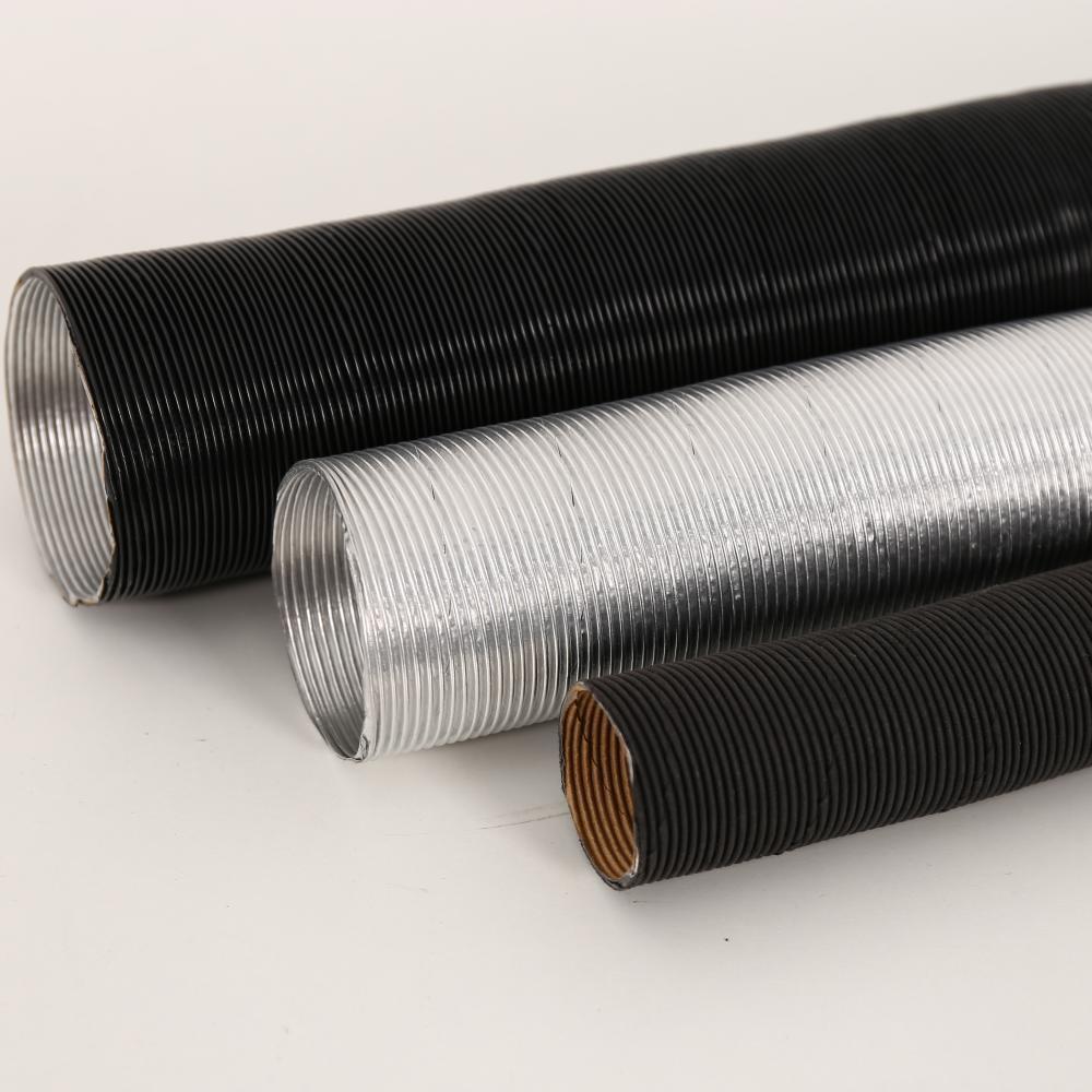 What is the aluminum corrugated tube and how is it used?